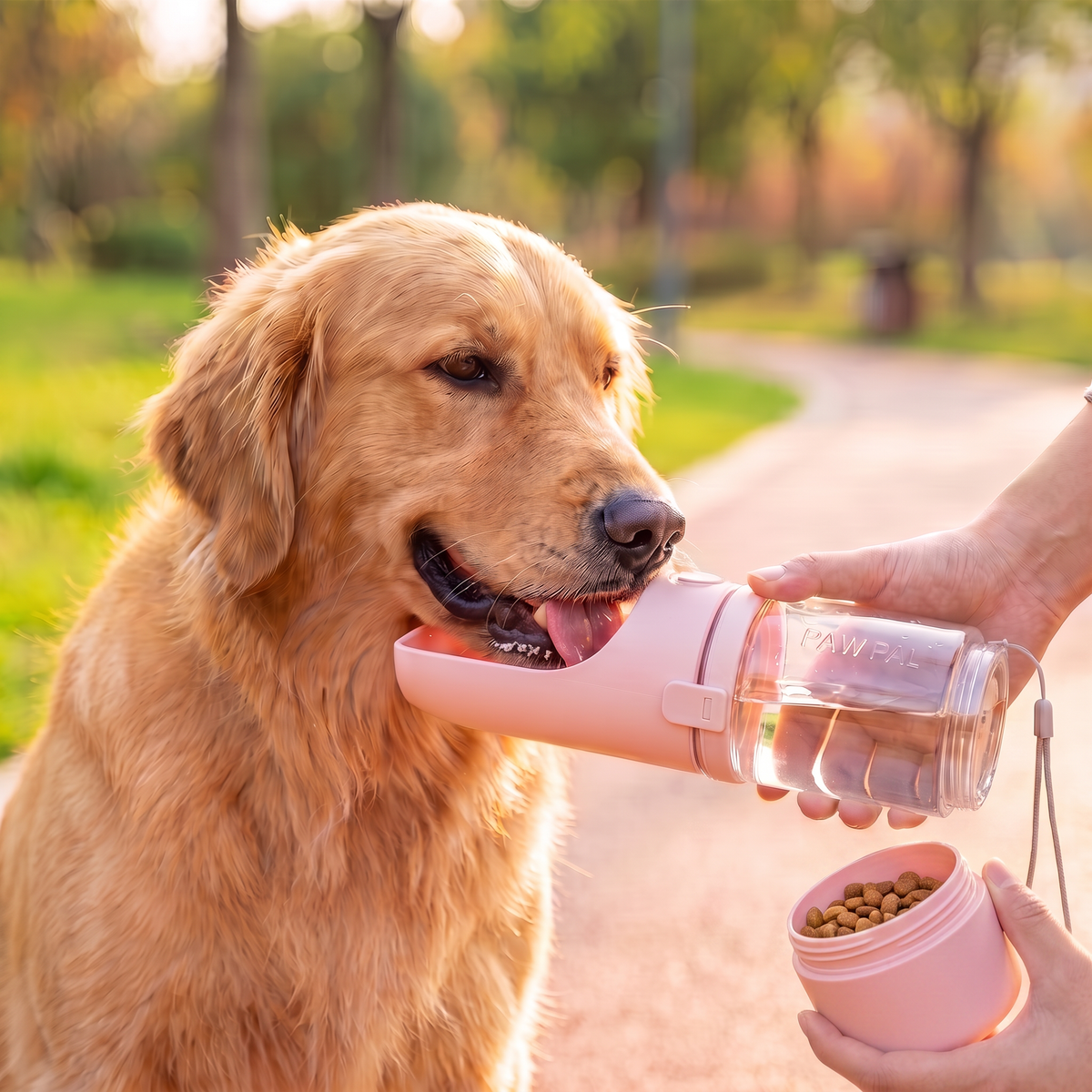 2 In 1 Travel Water Bottle
